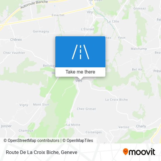Route De La Croix Biche map