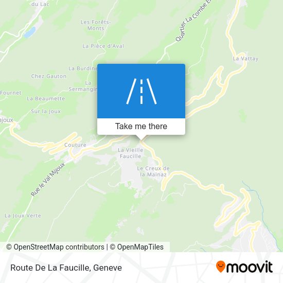 Route De La Faucille map