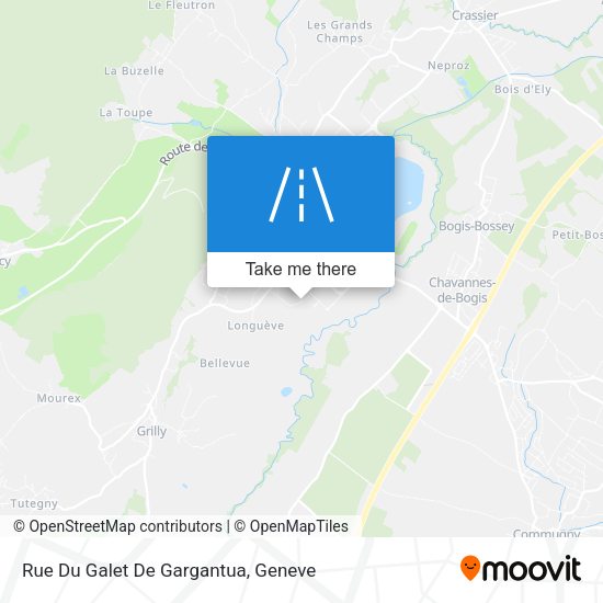 Rue Du Galet De Gargantua map