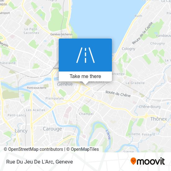 Rue Du Jeu De L'Arc map