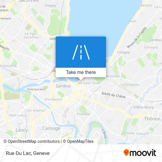 Rue Du Lac map