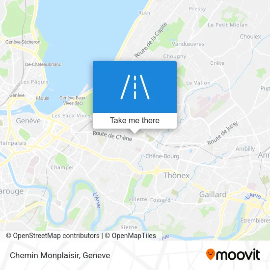 Chemin Monplaisir map