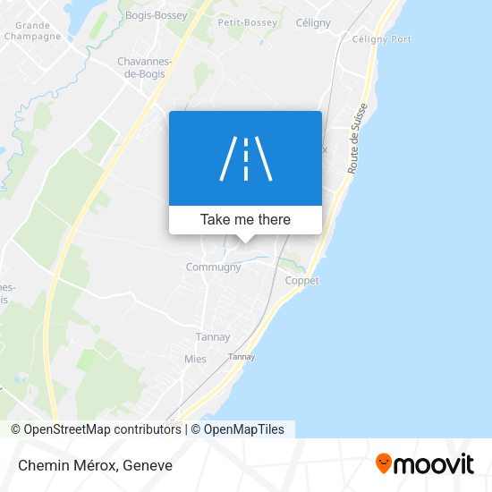 Chemin Mérox map