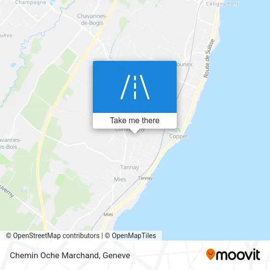 Chemin Oche Marchand map