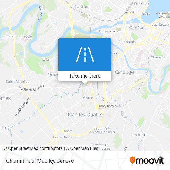 Chemin Paul-Maerky map