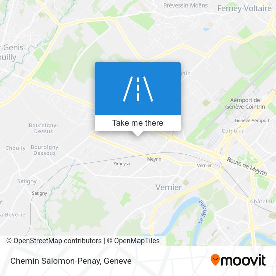 Chemin Salomon-Penay map