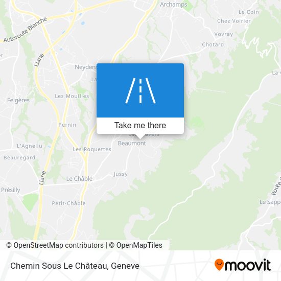 Chemin Sous Le Château map