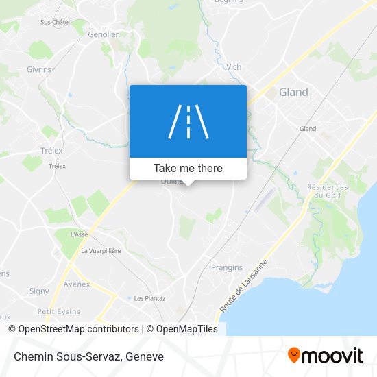 Chemin Sous-Servaz map