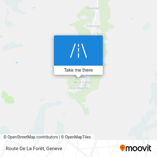 Route De La Forêt map