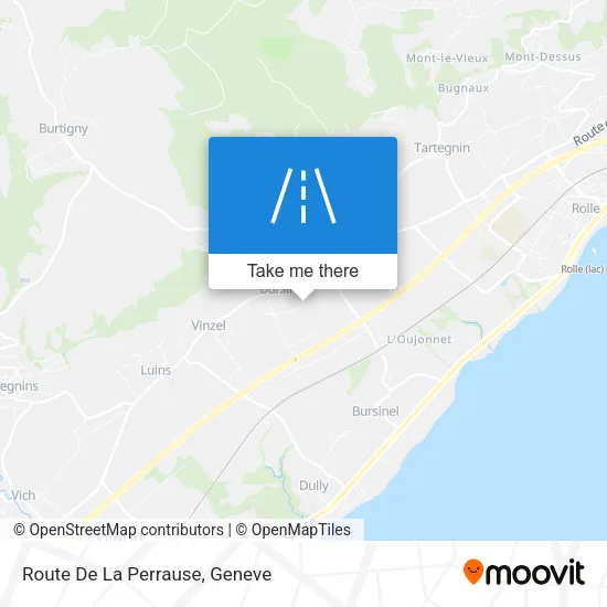 Route De La Perrause map