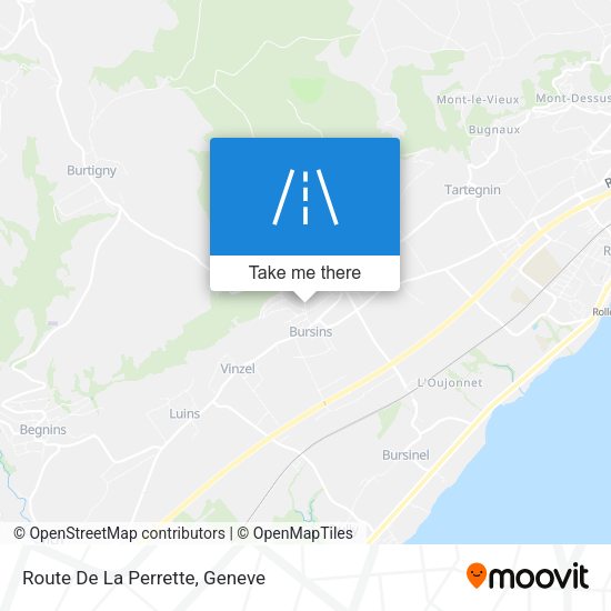 Route De La Perrette map