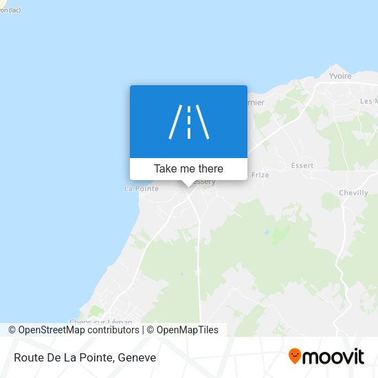 Route De La Pointe map