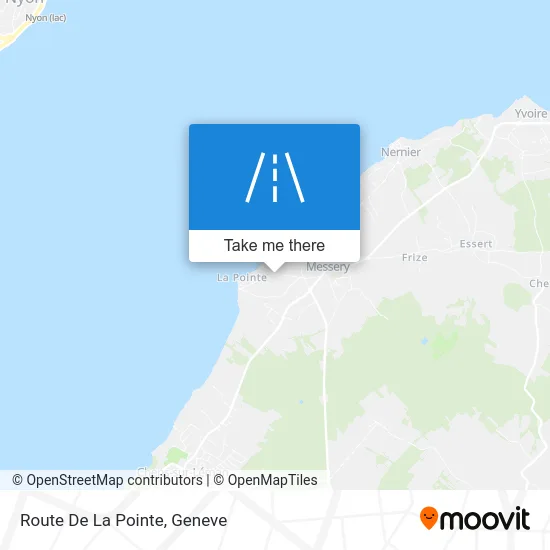 Route De La Pointe map