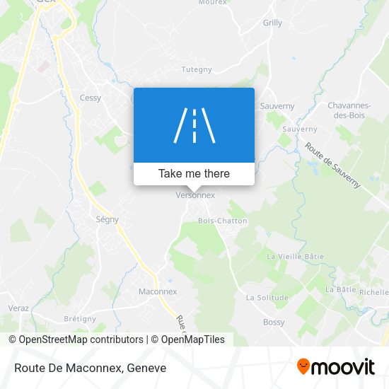 Route De Maconnex map