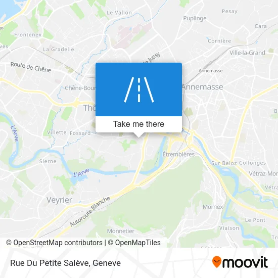 Rue Du Petite Salève map