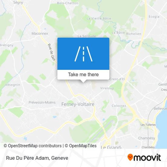 Rue Du Père Adam map