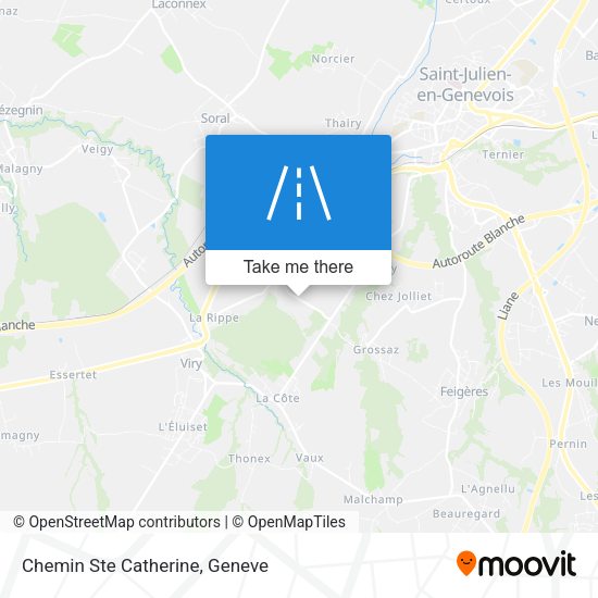 Chemin Ste Catherine map