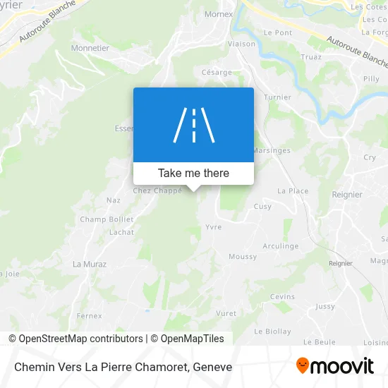 Chemin Vers La Pierre Chamoret map