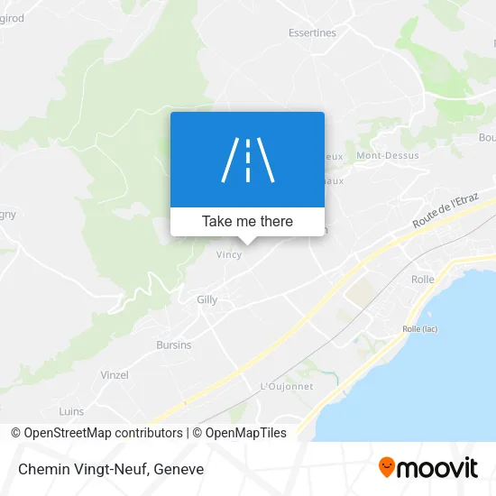 Chemin Vingt-Neuf map