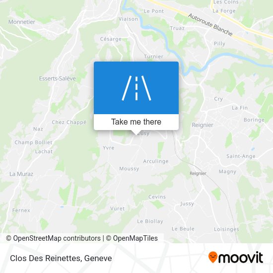 Clos Des Reinettes map