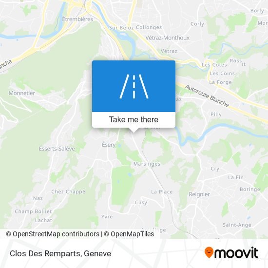 Clos Des Remparts map