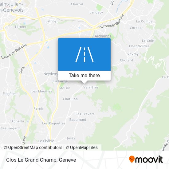 Clos Le Grand Champ map