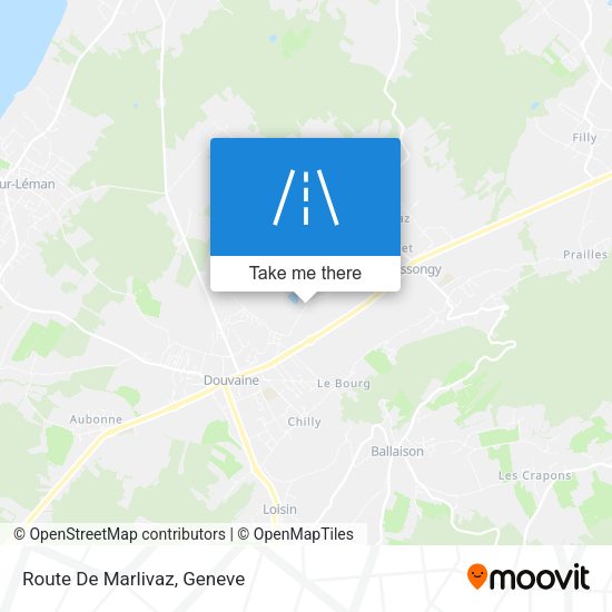 Route De Marlivaz map