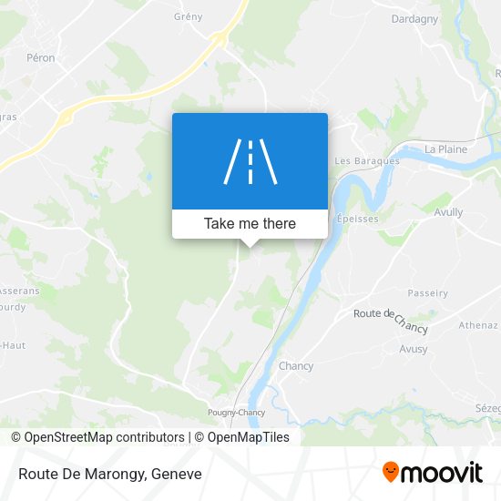 Route De Marongy map
