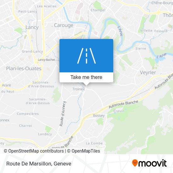 Route De Marsillon map