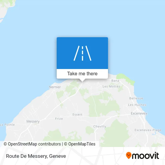 Route De Messery plan