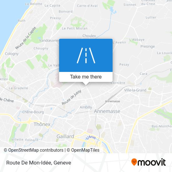 Route De Mon-Idée map