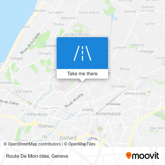 Route De Mon-Idée plan