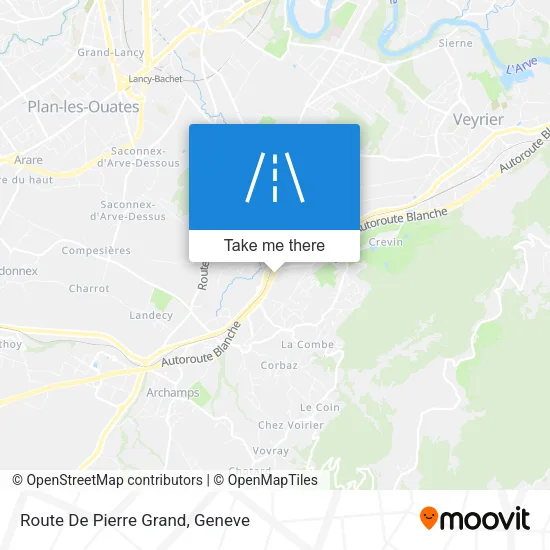 Route De Pierre Grand map