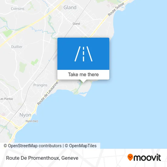 Route De Promenthoux map