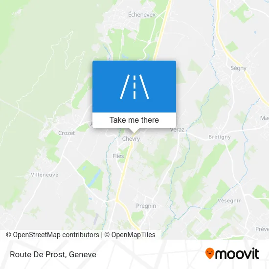 Route De Prost map