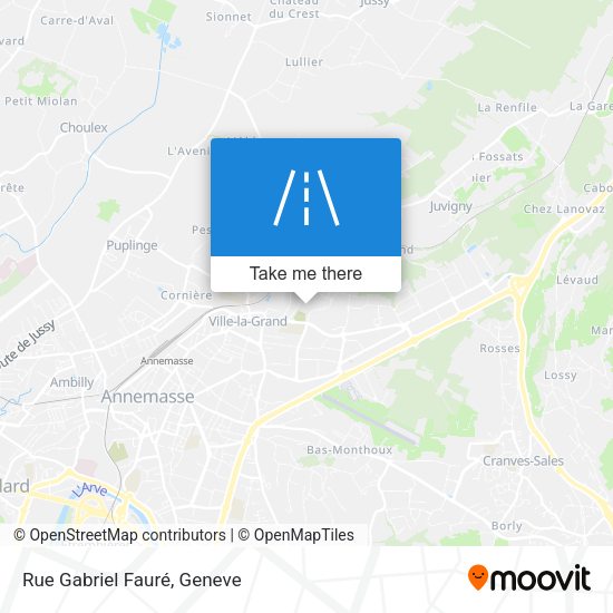 Rue Gabriel Fauré map