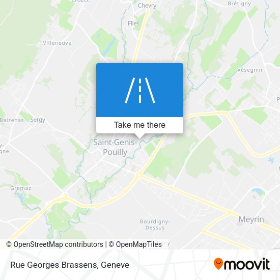 Rue Georges Brassens map