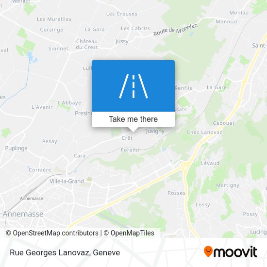 Rue Georges Lanovaz map