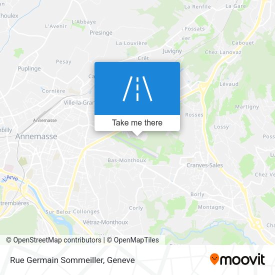 Rue Germain Sommeiller map