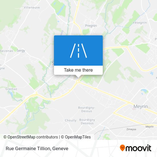 Rue Germaine Tillion map