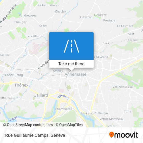 Rue Guillaume Camps map