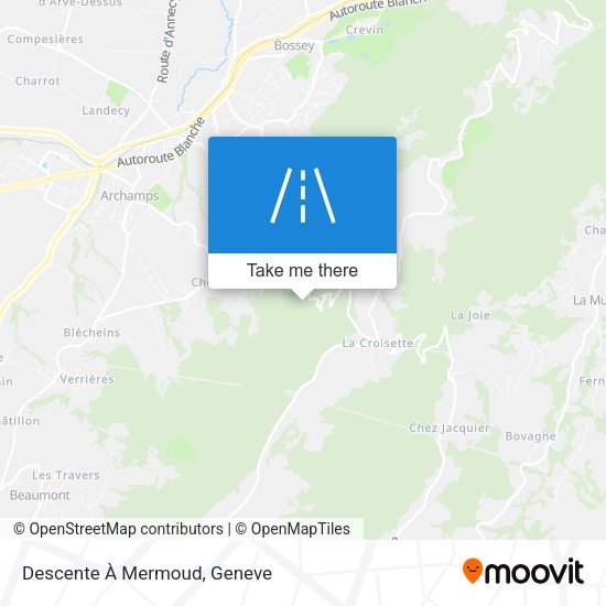 Descente À Mermoud map