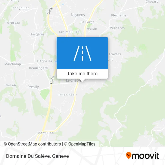 Domaine Du Salève map