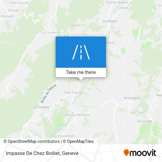 Impasse De Chez Bolliet map