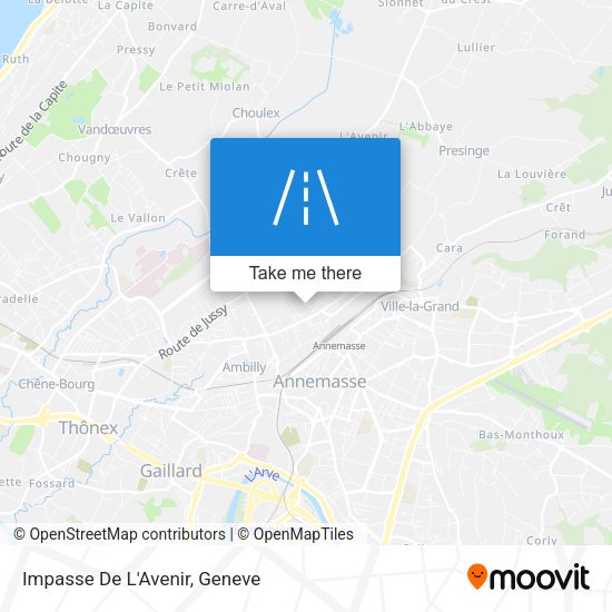 Impasse De L'Avenir map
