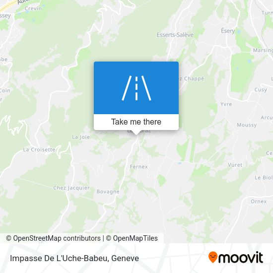 Impasse De L'Uche-Babeu map