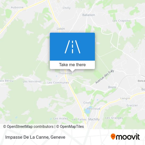 Impasse De La Canne map