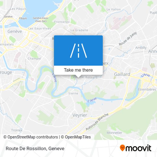 Route De Rossillon map