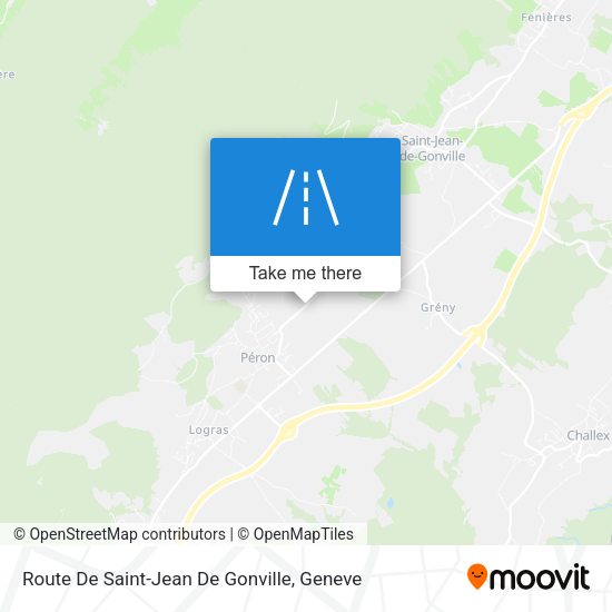 Route De Saint-Jean De Gonville map
