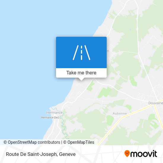 Route De Saint-Joseph map